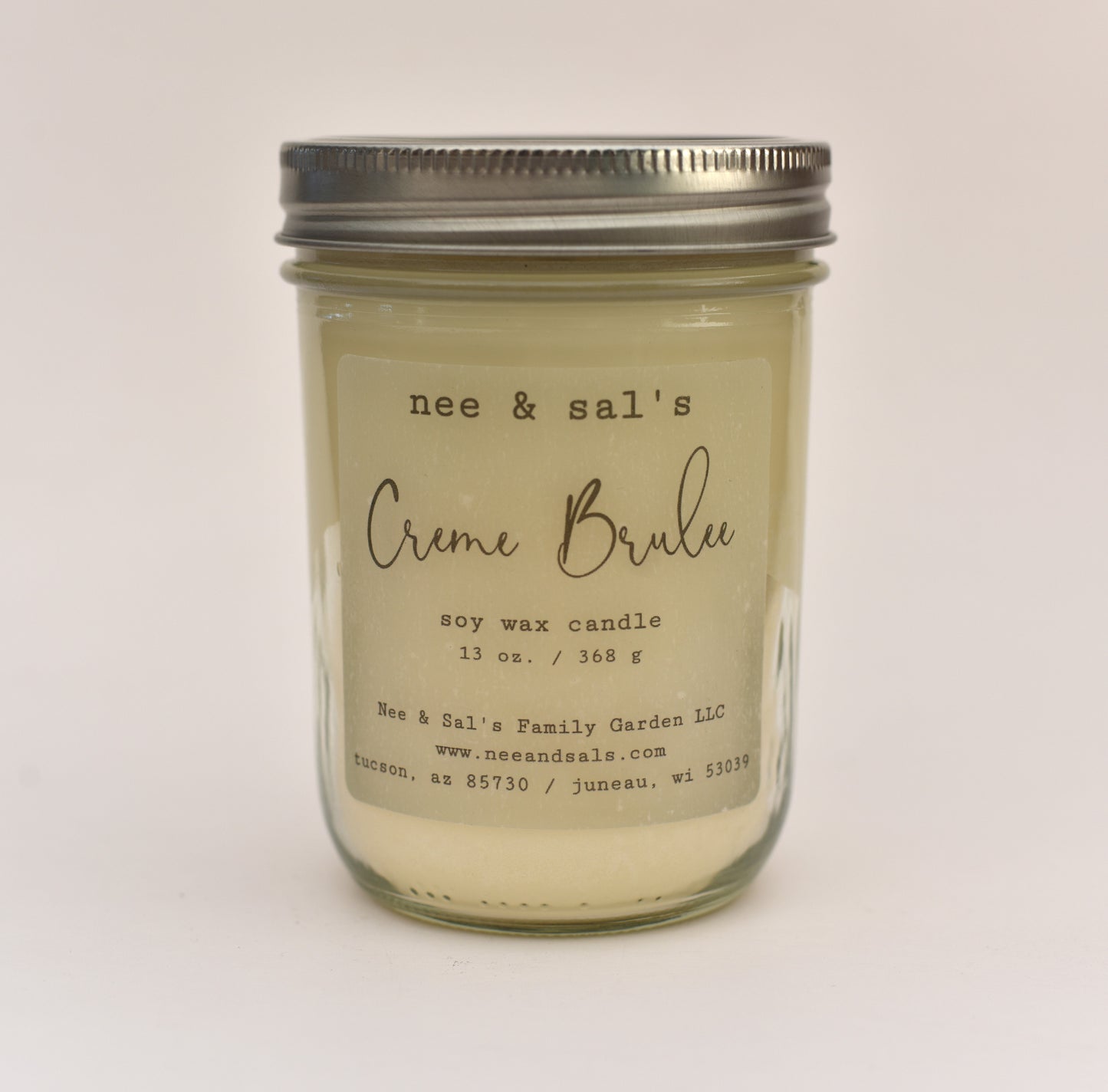 Creme Brulee soy candle 13 oz.