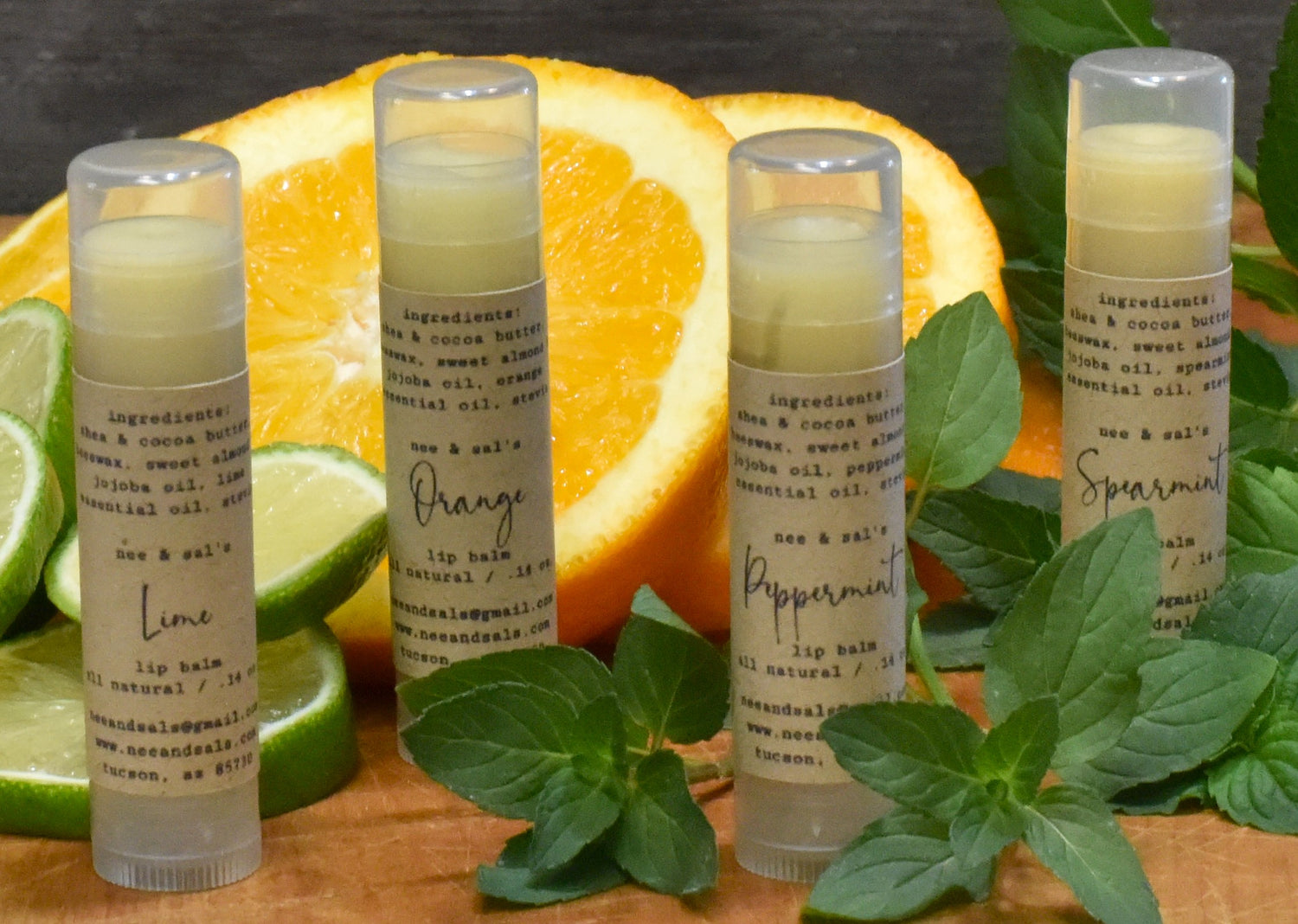 Essential Oil Lip Balms