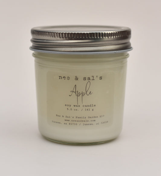 Apple soy candle 5 oz.