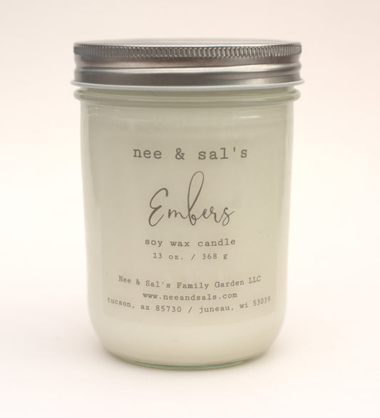 Embers soy candle 13 oz.