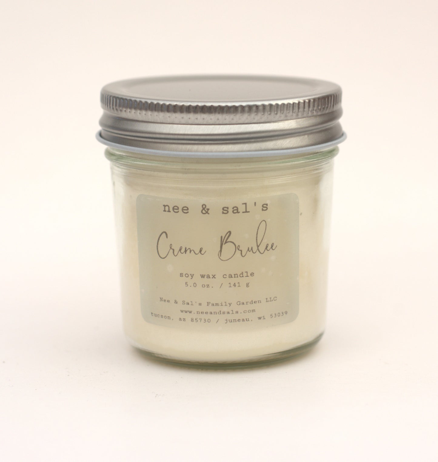 Creme Brulee soy candle 5 oz.