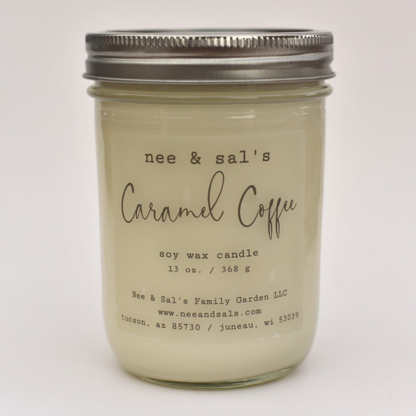 Caramel Coffee soy candle 13 oz.