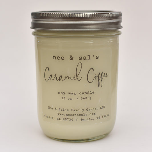 Caramel Coffee soy candle 13 oz.