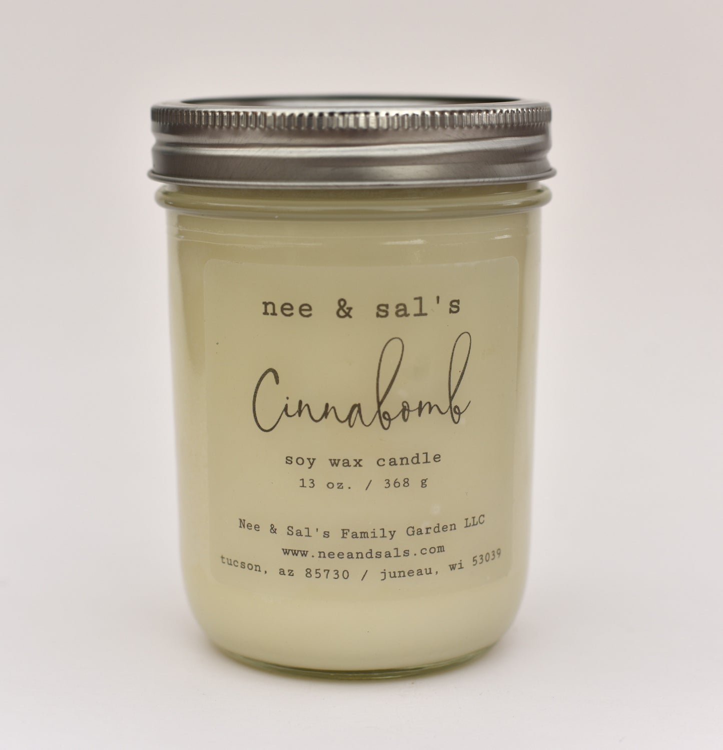 Cinnabomb soy candle 13 oz.