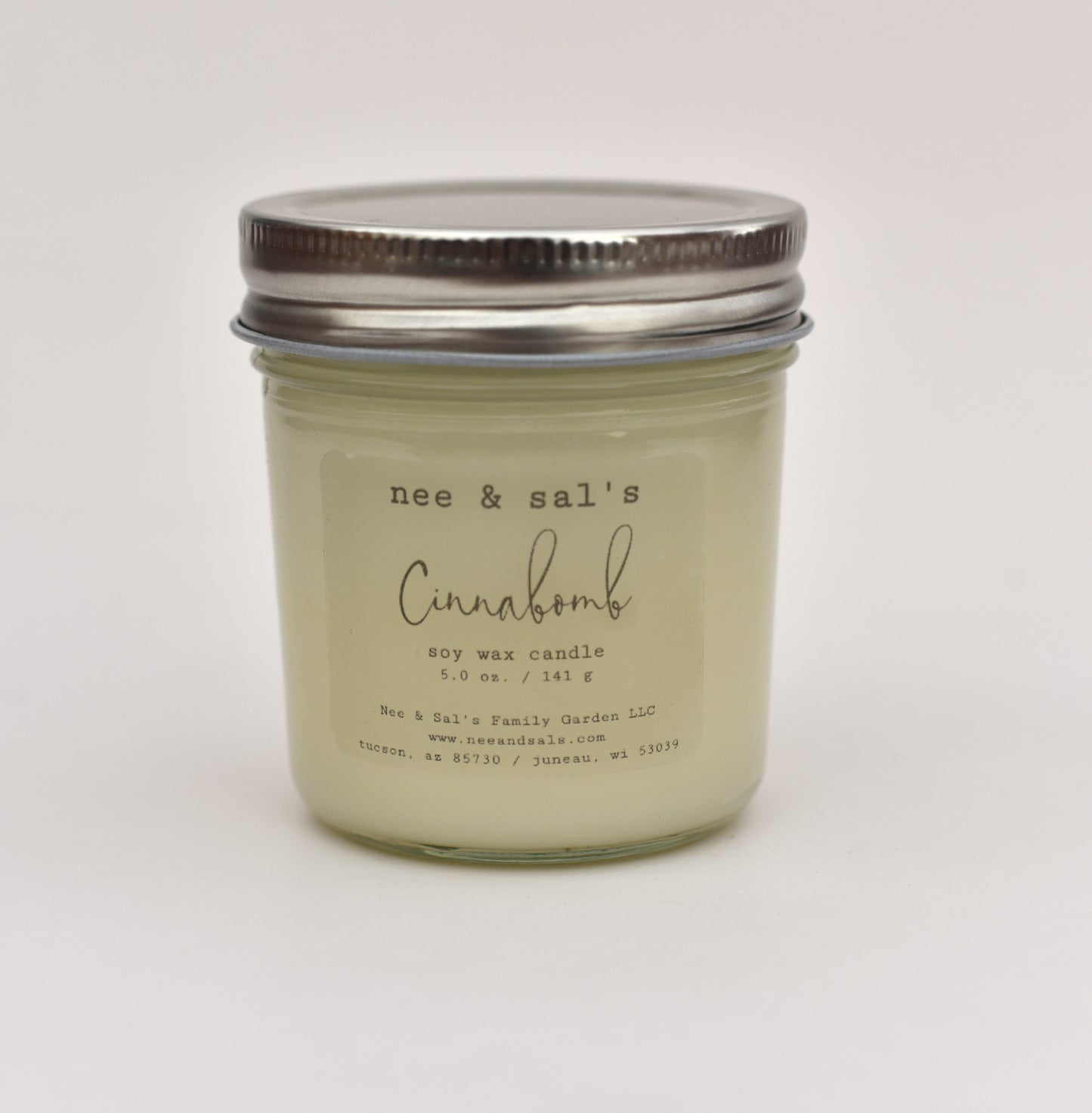 Cinnabomb soy candle 5 oz.