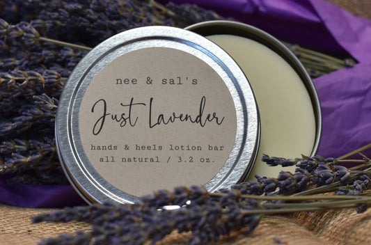 Just Lavender Lotion Bar